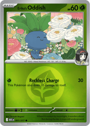 Erika's Oddish (Energy Symbol Pattern) Ascended Heroes 001/217 by Shark Pop Culture on MYNTED