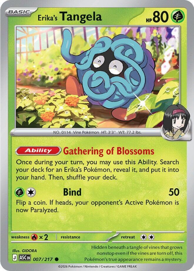Erika's Tangela - 007/217 - ME: Ascended Heroes (ASC) by TCGDON on MYNTED