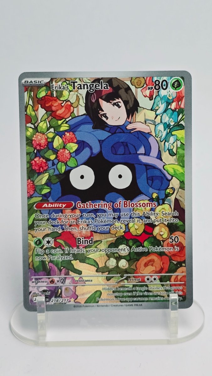 Erika's Tangela - Ascended Heroes - IR 218/217 - English by MechaKai Collectibles on MYNTED