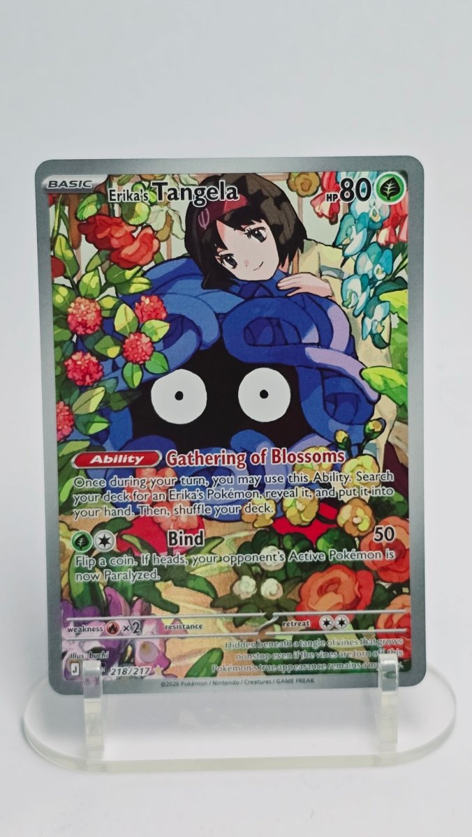 Erika's Tangela - Ascended Heroes - IR 218/217 - English by MechaKai Collectibles on MYNTED