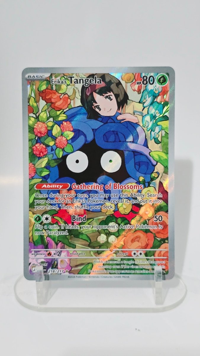 Erika's Tangela - Ascended Heroes - IR 218/217 - English by MechaKai Collectibles on MYNTED