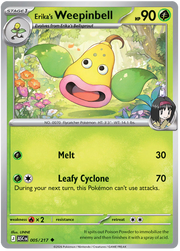 Erika's Weepinbell 005/217 Uncommon | Mega Evolution – Ascended Heroes by Worth the XP on MYNTED