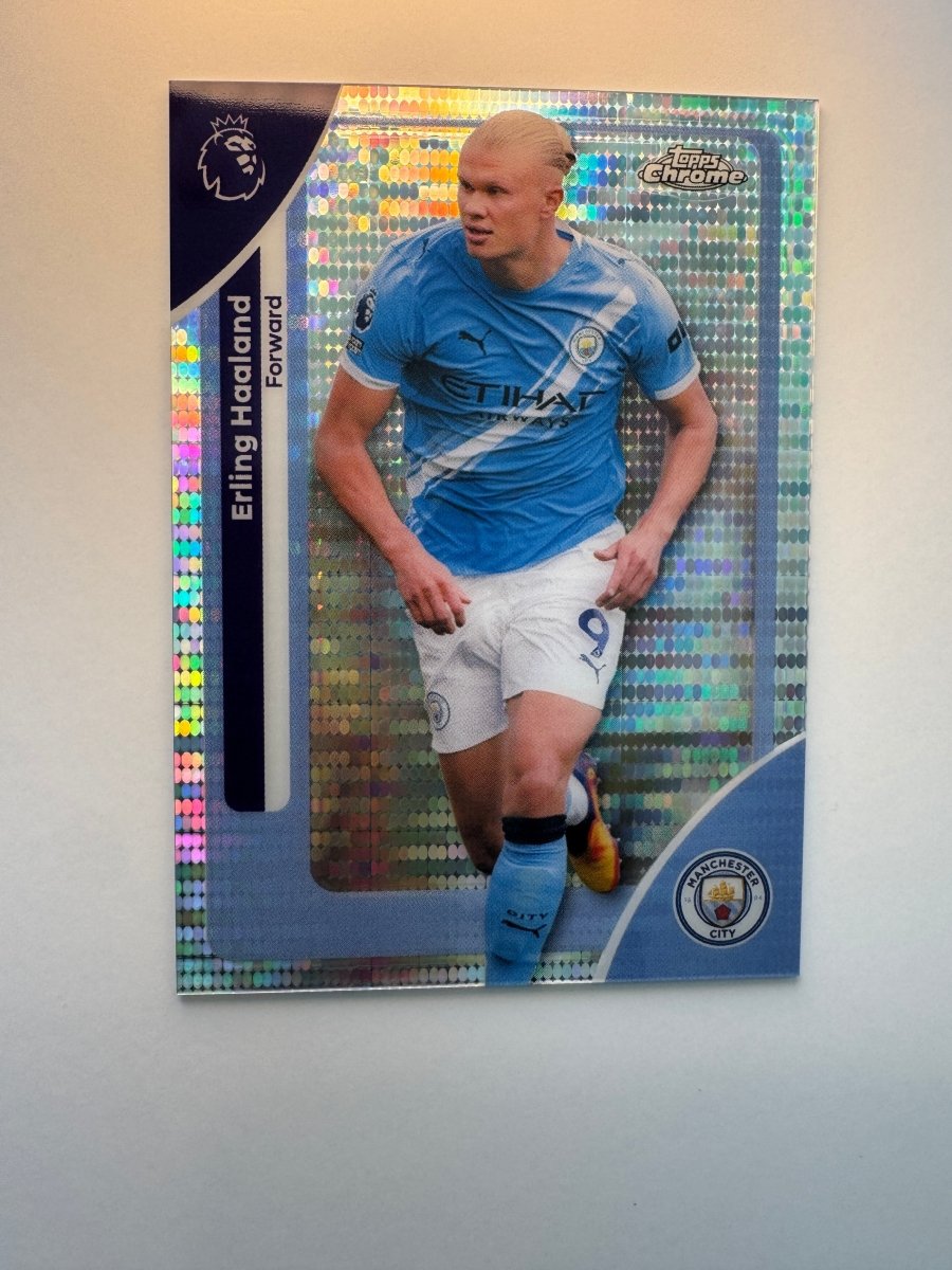 Erling Haaland 125 Refractor — 2026 Topps Chrome Premier League — Manchester City by KitRoom Cards on MYNTED