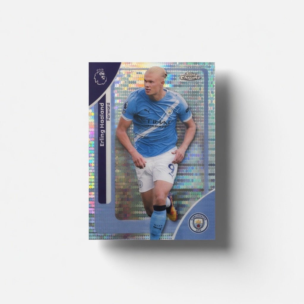 Erling Haaland 125 Refractor — 2026 Topps Chrome Premier League — Manchester City by KitRoom Cards on MYNTED