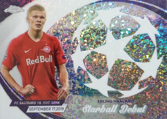 Erling Haaland SD-3 2023 Topps Chrome UEFA Club Starball Debut by Cards Corner on MYNTED