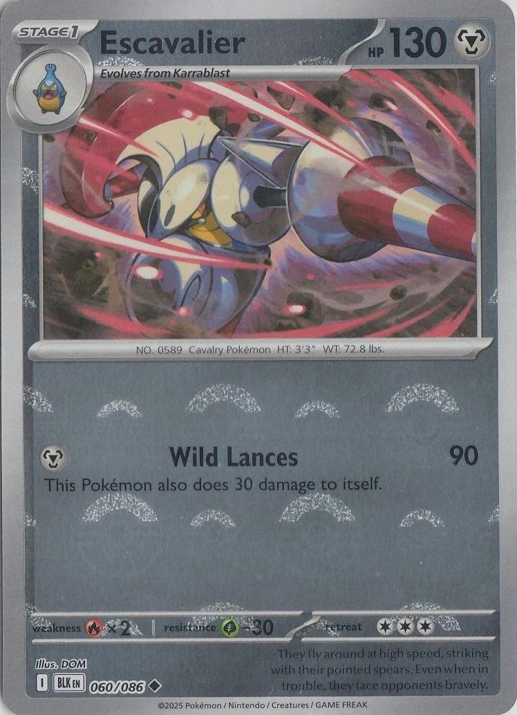 Escavalier - 060/086 (Poke Ball Pattern) - SV: Black Bolt (BLK) by SAFAQATI on MYNTED