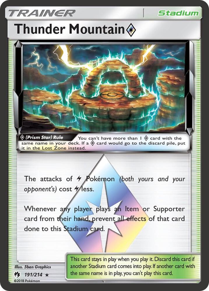 thunder mountain prism star lost thunder 191/214