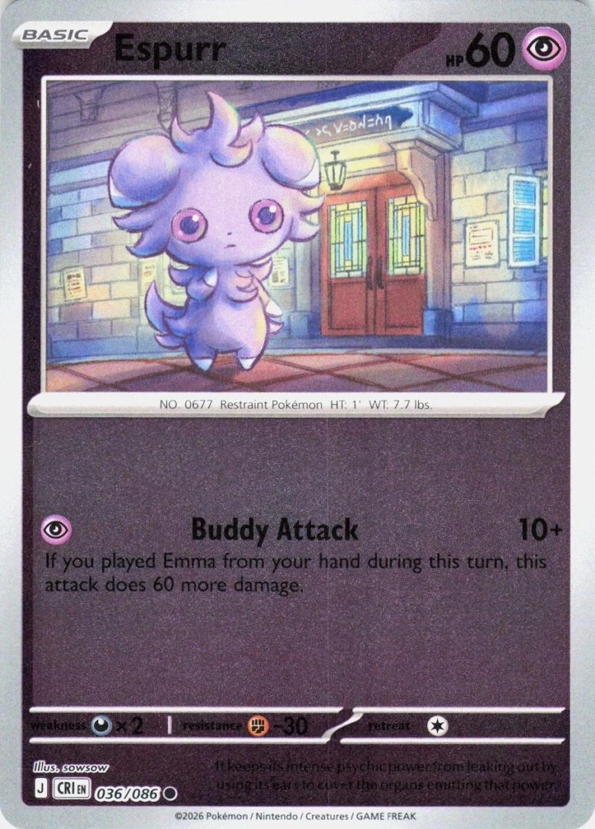 Espurr [Reverse Holo] 36 Pokemon Chaos Rising by Moe‘s Vault on MYNTED