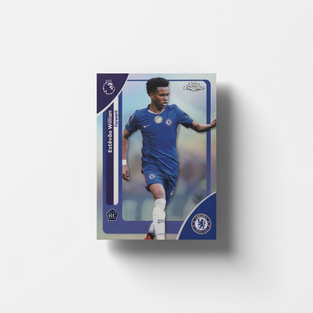 Estêvão Willian 68 Refractor — 2026 Topps Chrome Premier League — Chelsea RC by KitRoom Cards on MYNTED