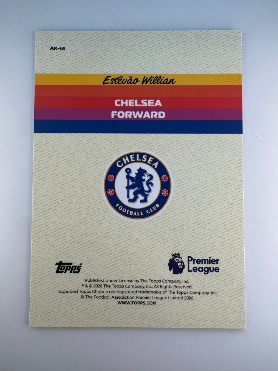 Estevao Willian Alive and Kicking — 2025 - 26 Topps Chrome Premier League — Chelsea RC by KitRoom Cards on MYNTED