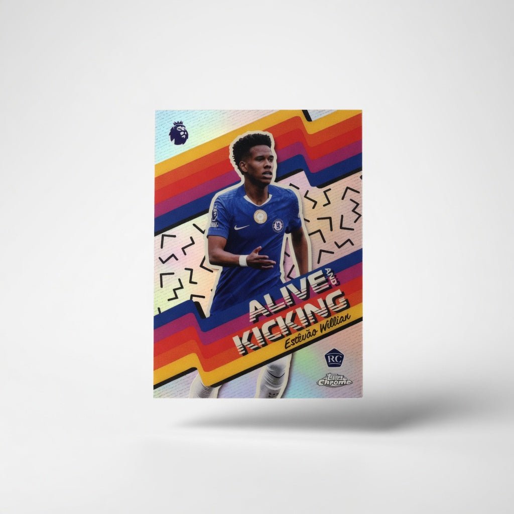 Estevao Willian Alive and Kicking — 2025 - 26 Topps Chrome Premier League — Chelsea RC by KitRoom Cards on MYNTED