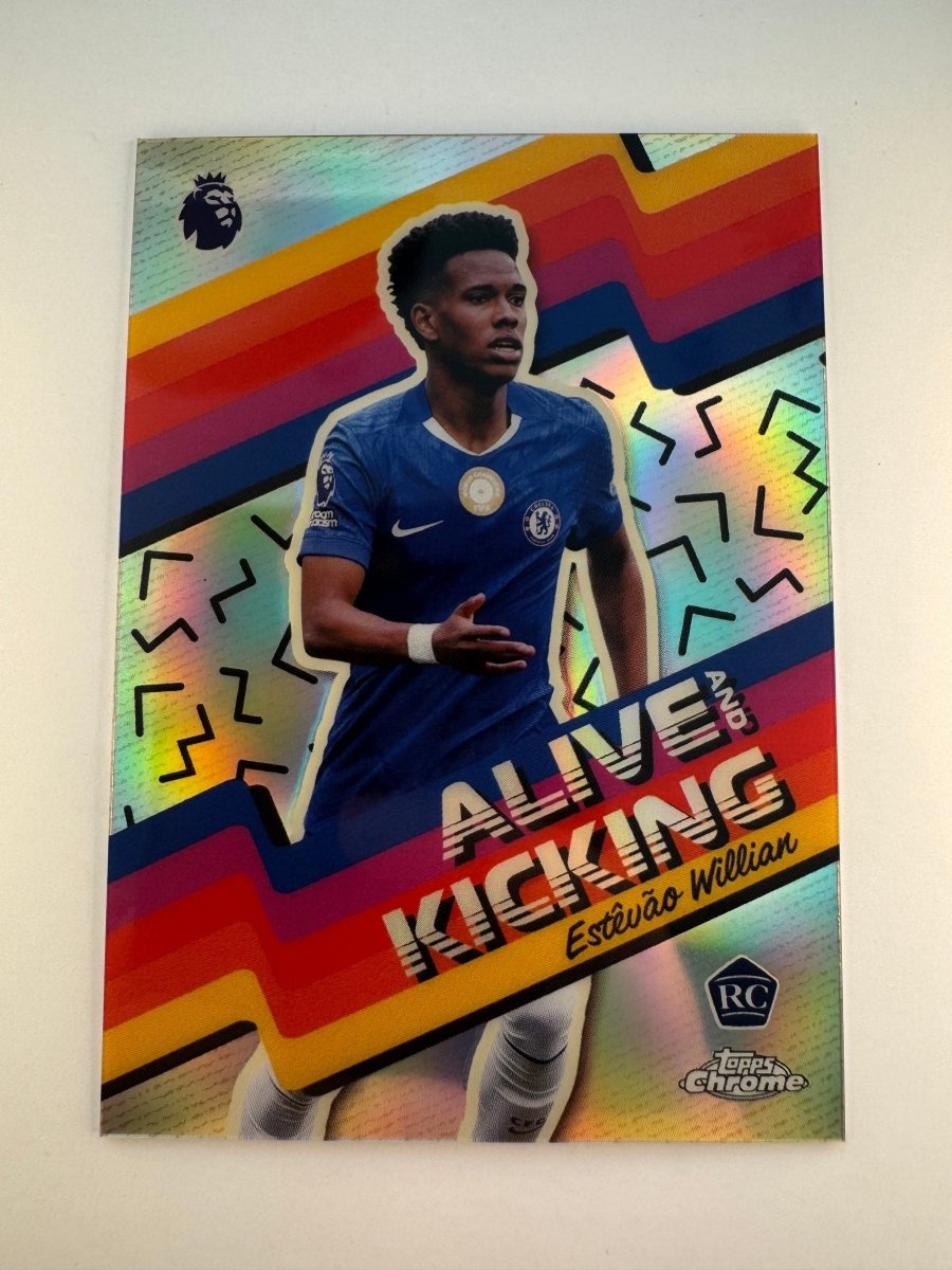Estevao Willian Alive and Kicking — 2025 - 26 Topps Chrome Premier League — Chelsea RC by KitRoom Cards on MYNTED