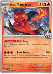 Ethan's Magcargo 024/217 Holo Rare | Mega Evolution – Ascended Heroes by Worth the XP on MYNTED