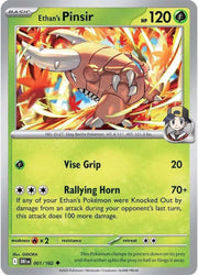 Ethan's Pinsir 001/182 · Reverse Holofoil (Destined Rivals) by The Archive Stop on MYNTED