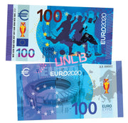 European Football Championship 2020 (UEFA 2020) 100 Euro UNCB banknote by UNCB on MYNTED
