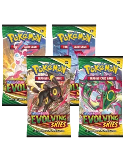 Evolving Skies Booster Pack Evolving Skies Sealed (Random Art) by Marnie’s TCG on MYNTED