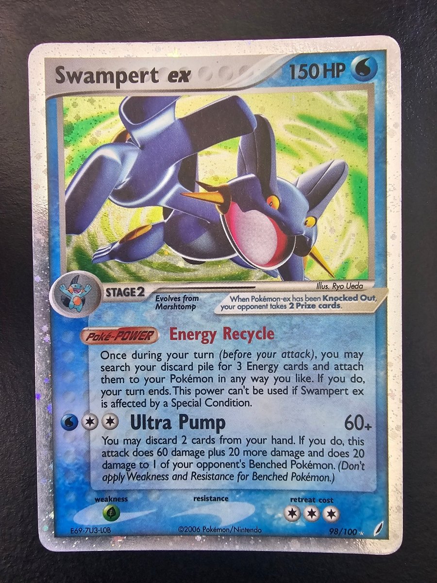 EX Crystal Guardians Swampert EX 98 - MP - HP by PlayVault on MYNTED