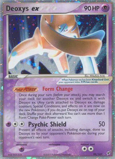 EX Deoxys Deoxys ex (defense forme) 99 - LP by PlayVault on MYNTED
