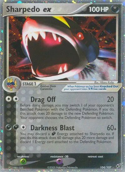 EX Deoxys Sharpedo ex 104 - LP by PlayVault on MYNTED