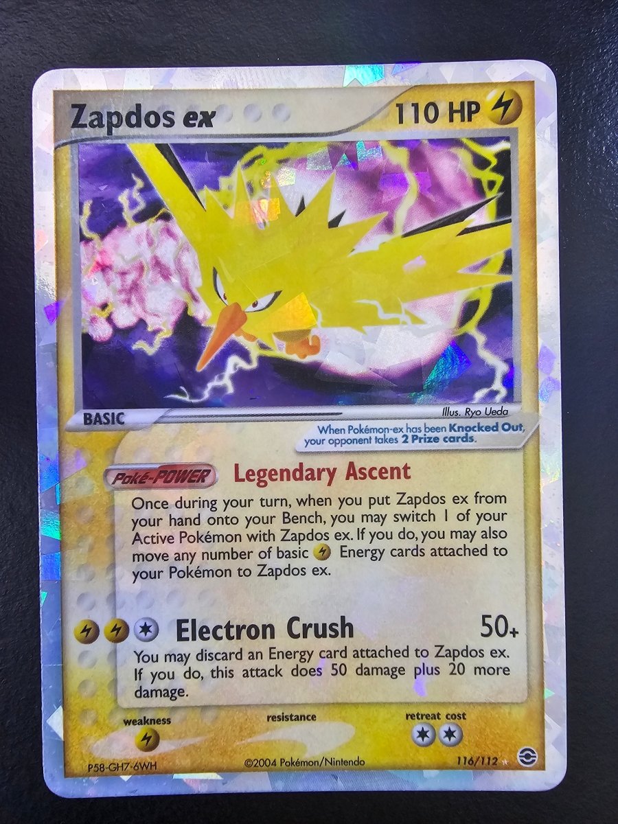 EX FireRed & LeafGreen Zapdos EX 116 - MP by PlayVault on MYNTED
