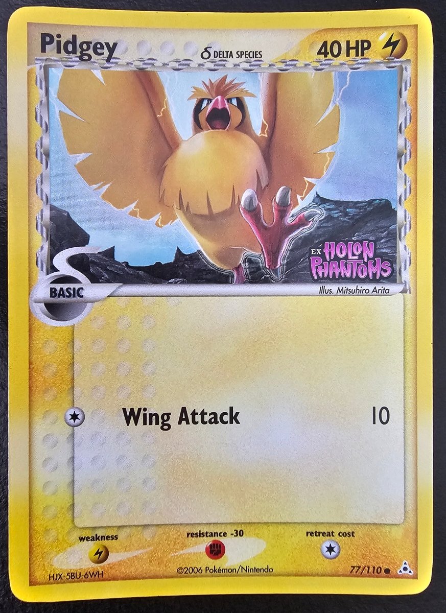 Ex Holon Phantoms Pidgey (Delta Species) reverse holo 77 - MP by PlayVault on MYNTED