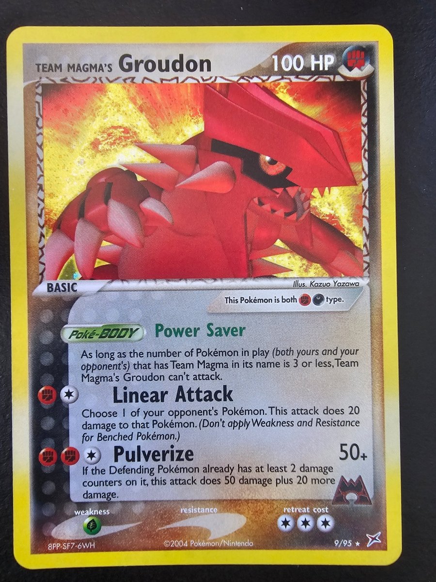 EX Team Magma vs Team Aqua Team Magma's Groudon Holo 9 - NM-LP by PlayVault on MYNTED