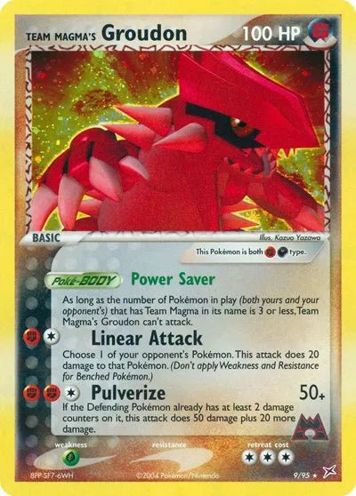 EX Team Magma vs Team Aqua Team Magma's Groudon Holo 9 - NM-LP by PlayVault on MYNTED
