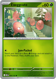 Exeggcute Mega Evolution Common • 004/132 Reverse Holofoil