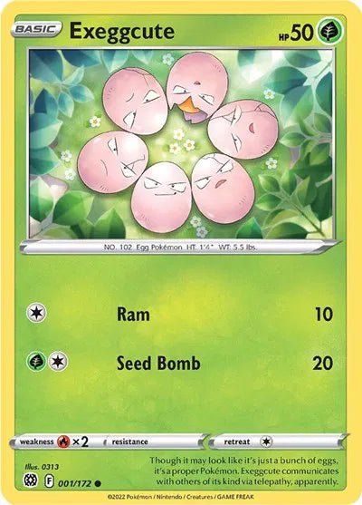 Exeggcute 001/172 · Normal (Brilliant Stars) by The Archive Stop on MYNTED
