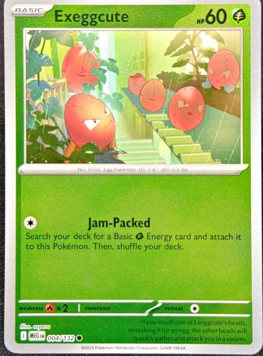 Exeggcute [Reverse Holo] 4 Pokemon Mega Evolution by Moe‘s Vault on MYNTED