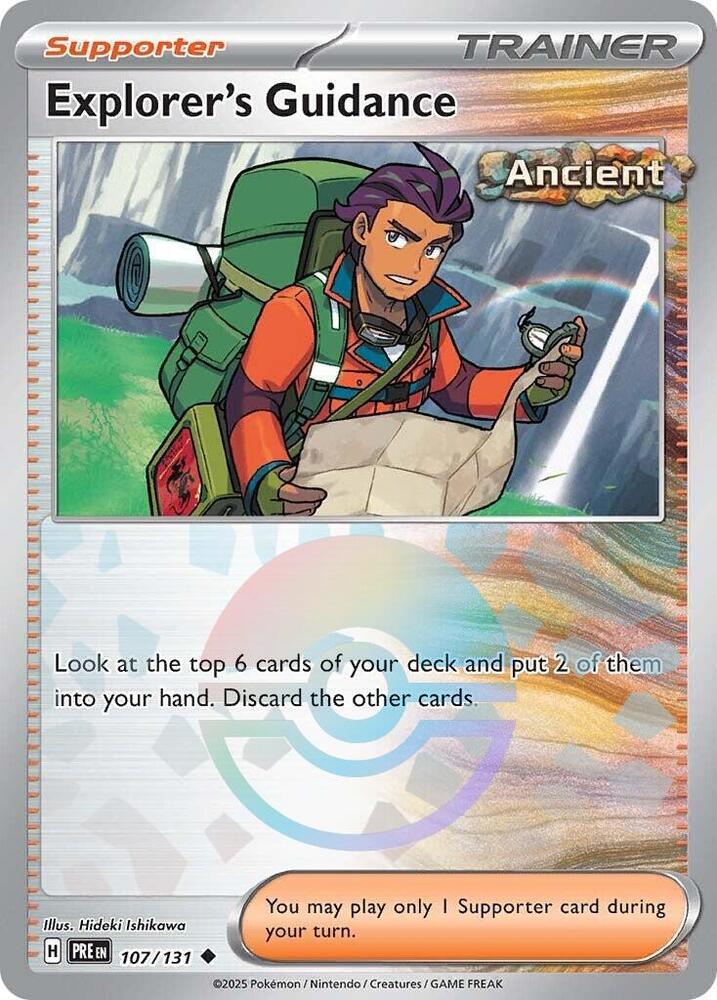 Explorer's Guidance 107/131 (Poke ball Pattern) by The Cardboard Grind on MYNTED