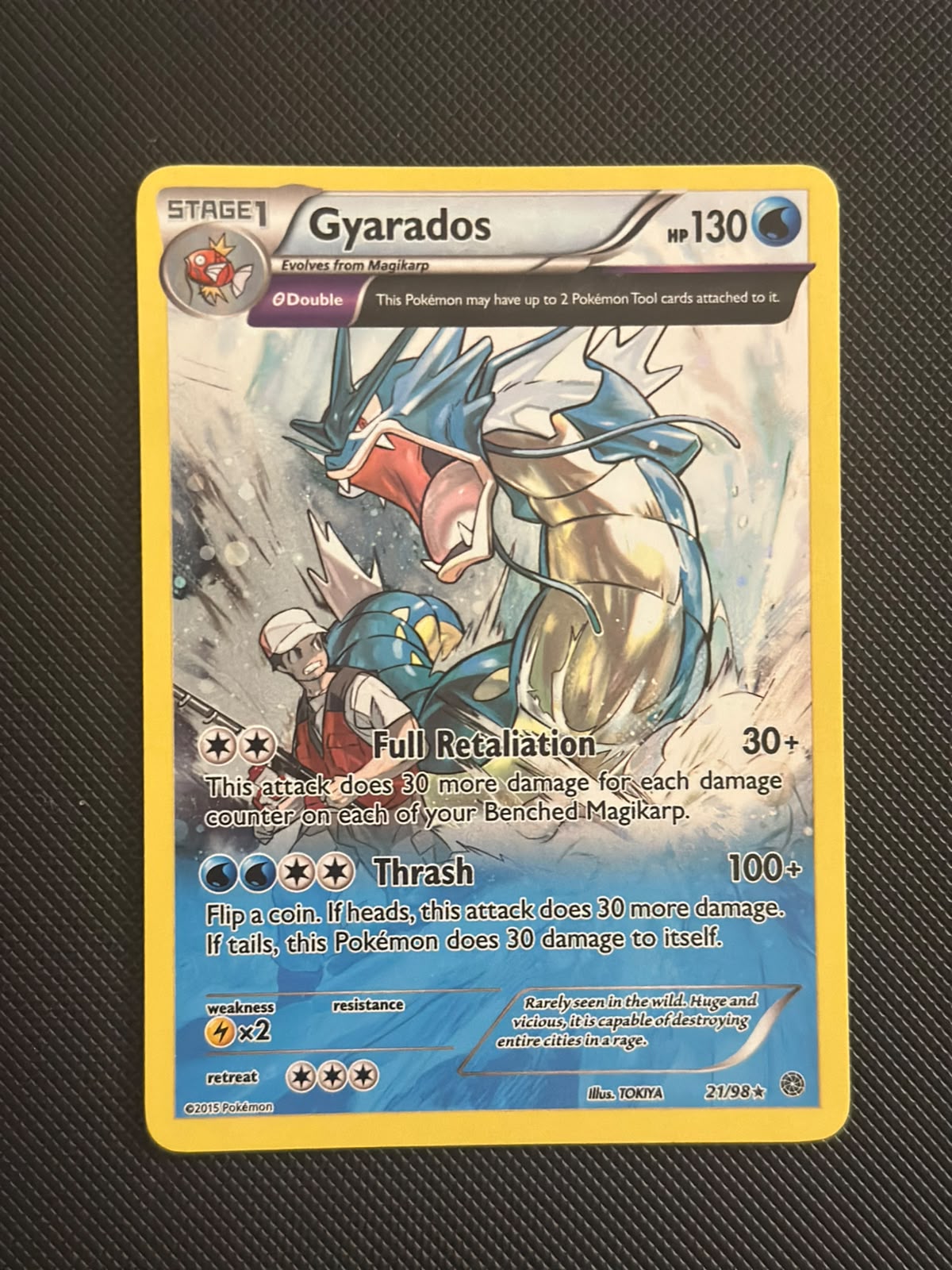 Gyarados - 21/98 (Cosmos Holo) Deck Exclusives Holo Rare • 021/098 Holofoil