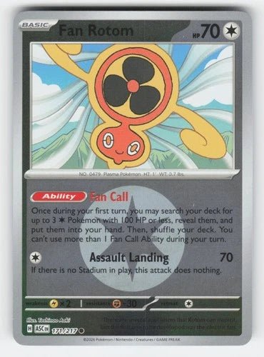 Fan Rotom 171/217 - Ascended Heroes - Energy Symbol Pattern by Light Collectibles on MYNTED