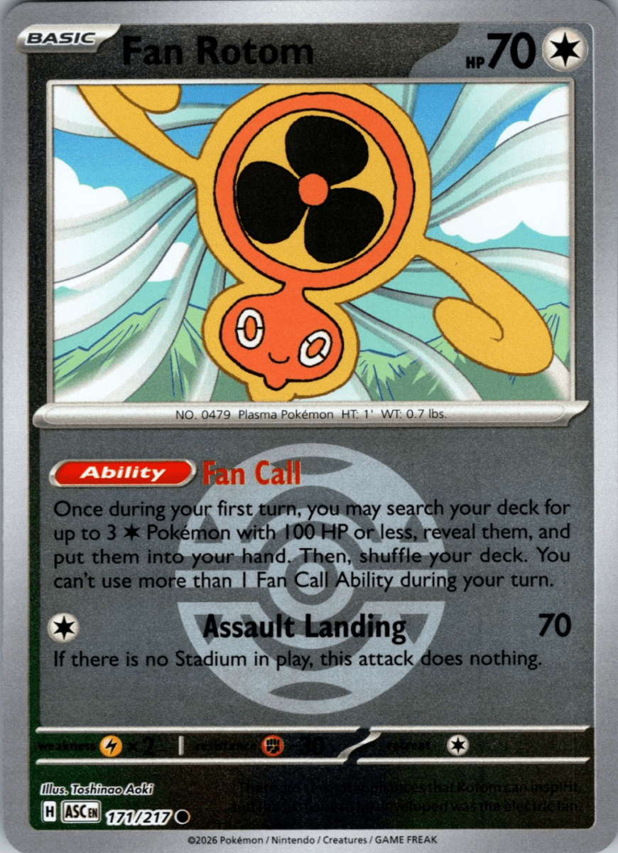Fan Rotom - 171/217 (Dusk Ball) - ME: Ascended Heroes (ASC) by SAFAQATI on MYNTED