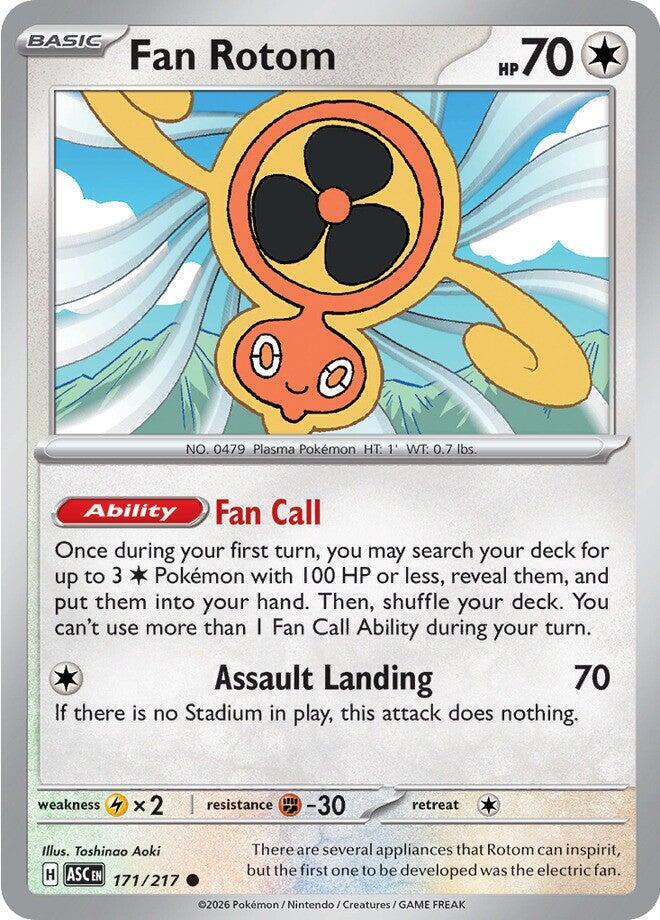 Fan Rotom - 171/217 - ME: Ascended Heroes (ASC) by TCGDON on MYNTED