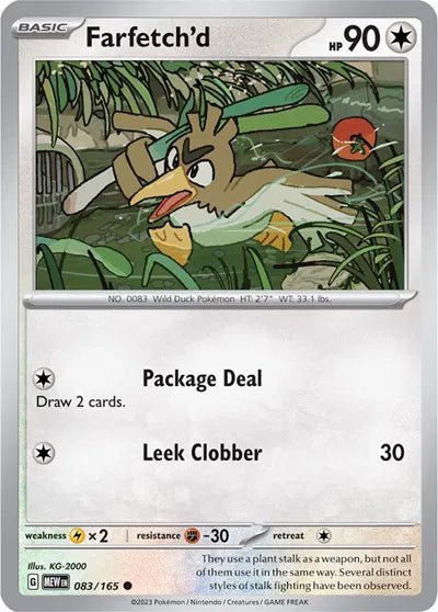 Farfetch'd - 083/165 - Normal by The Archive Stop on MYNTED