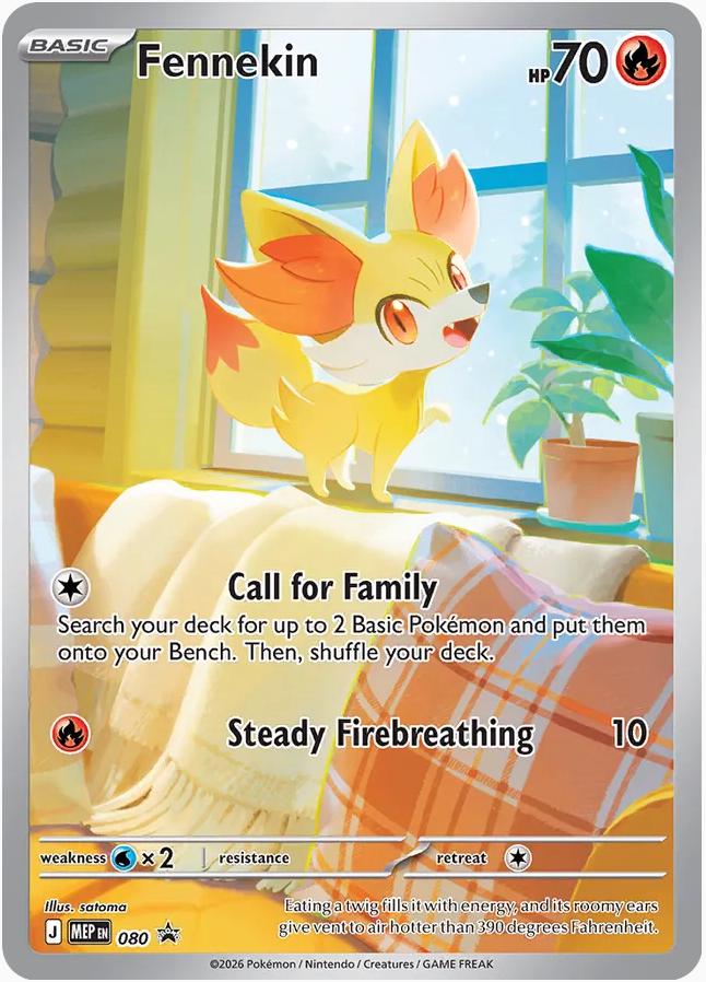 Fennekin Mega Evolutions Promo 080 by The Greatest on MYNTED