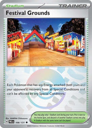 Festival Grounds - 108/131 (Poke Ball Pattern) - SV: Prismatic Evolutions (PRE) by SAFAQATI on MYNTED