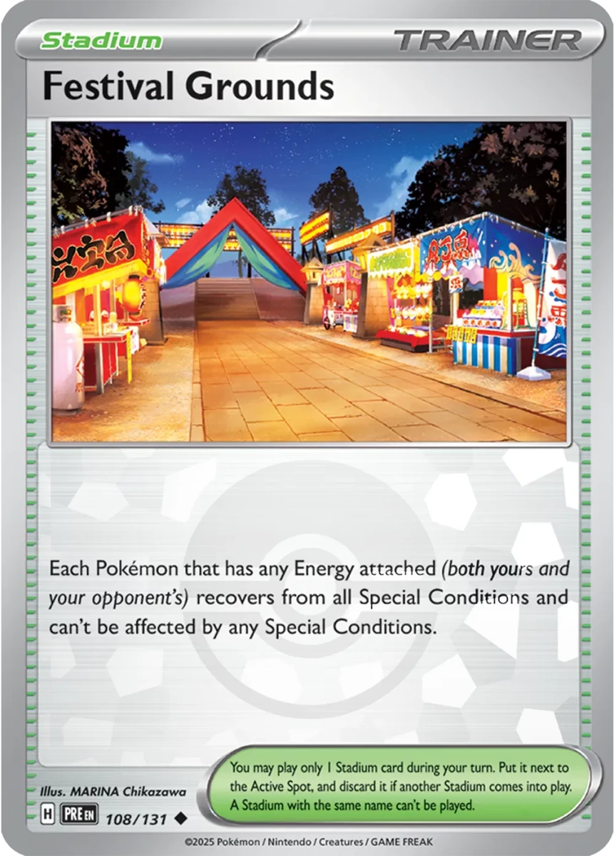 Festival Grounds (Poke Ball Pattern) Prismatic Evolutions Uncommon 108/131 by PokeGrails on MYNTED