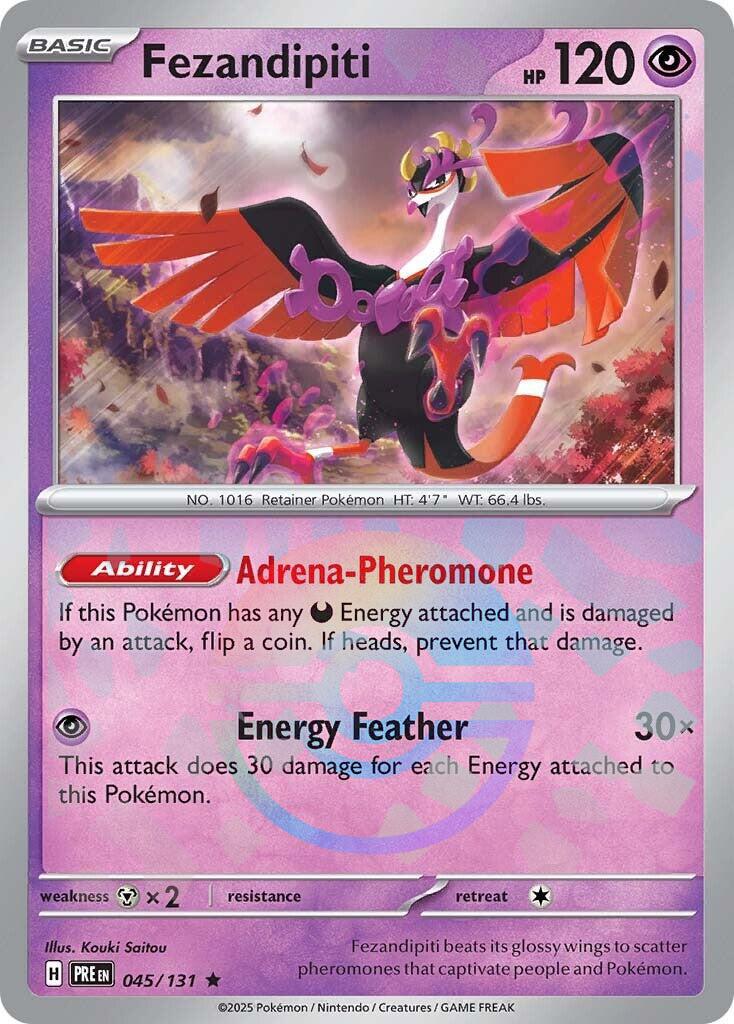 Fezandipiti [Poke Ball] 45 Pokemon Prismatic Evolutions by Moe‘s Vault on MYNTED