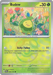 budew MASTER BALL REVERSE HOLO Prismatic Evolutions 004/131