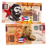 Fidel Castro 100 Pesos UNCB banknote by UNCB on MYNTED