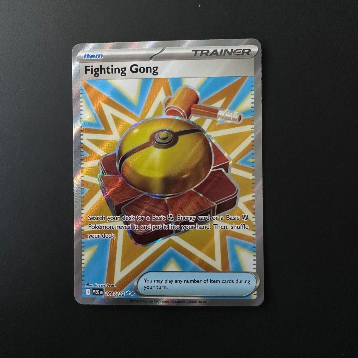 Fighting Gong Mega Evolution Ultra Rare 168/132 by The Greatest on MYNTED