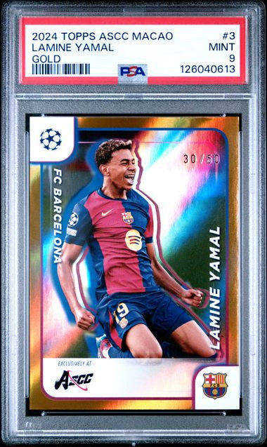 PSA 9 2024 Topps ASCC Macao - Lamine Yamal