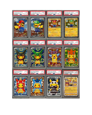 PSA 10 Set - Complete Poncho Pikachu
