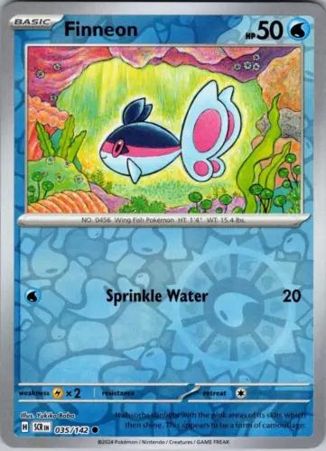 Finneon [Reverse Holo] 35 Pokemon Stellar Crown by Moe‘s Vault on MYNTED
