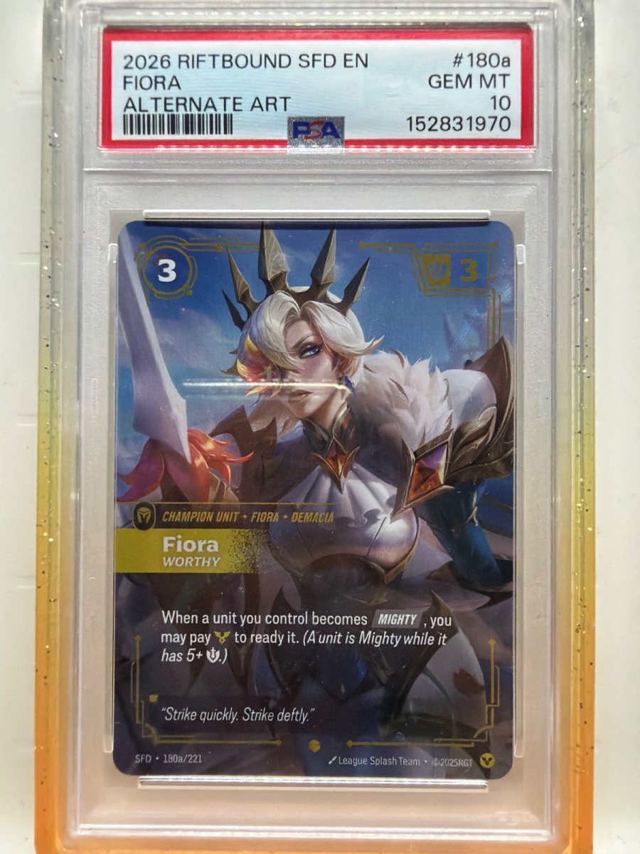 Fiora - Worthy (Alternate Art) 180a/221 (Spiritforged) — PSA 10 by Tribe TCG on MYNTED