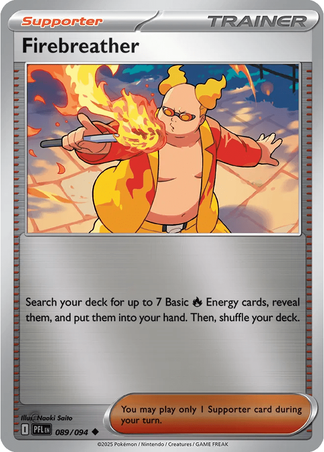 Firebreather 089 Rev Holo - Phantasmal Flames by PokéPW on MYNTED