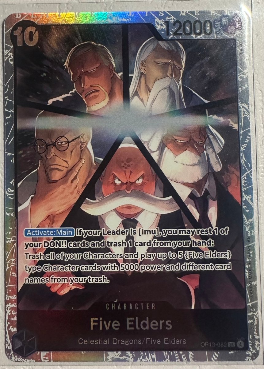 Five Elders OP13 - 082 SR Carrying on His Will - ONE PIECE Card Game English by Coolectibles on MYNTED