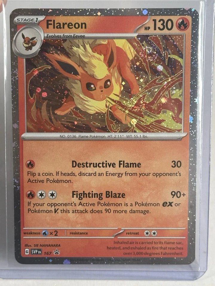 Flareon - 167 (Cosmos Holo) - SV: Scarlet & Violet Promo Cards (SVP) by SAFAQATI on MYNTED